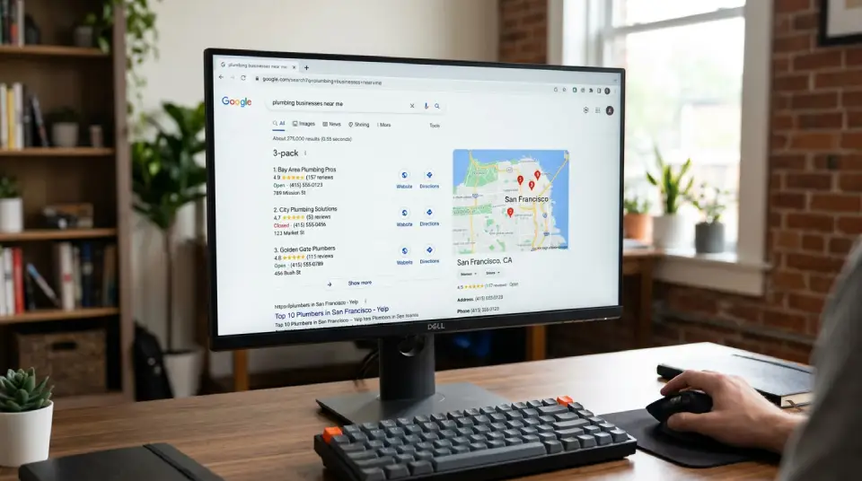 Local pages that rank